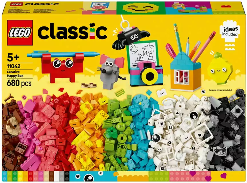 Конструктор Креативная Счастливая Коробка 11042 Lego Classic 680 дет.