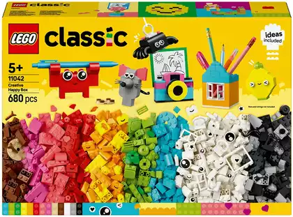 Конструктор Креативная Счастливая Коробка 11042 Lego Classic 680 дет.