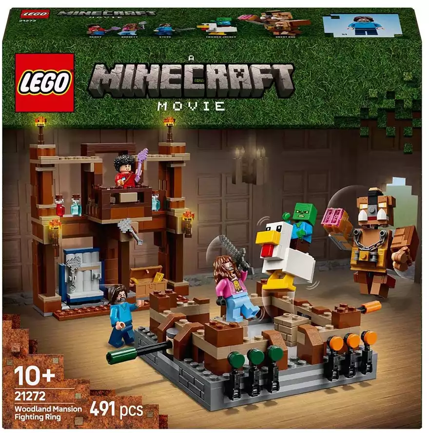 Конструктор Боевой ринг в особняке Вудленд 21272 Lego Minecraft 491 дет.