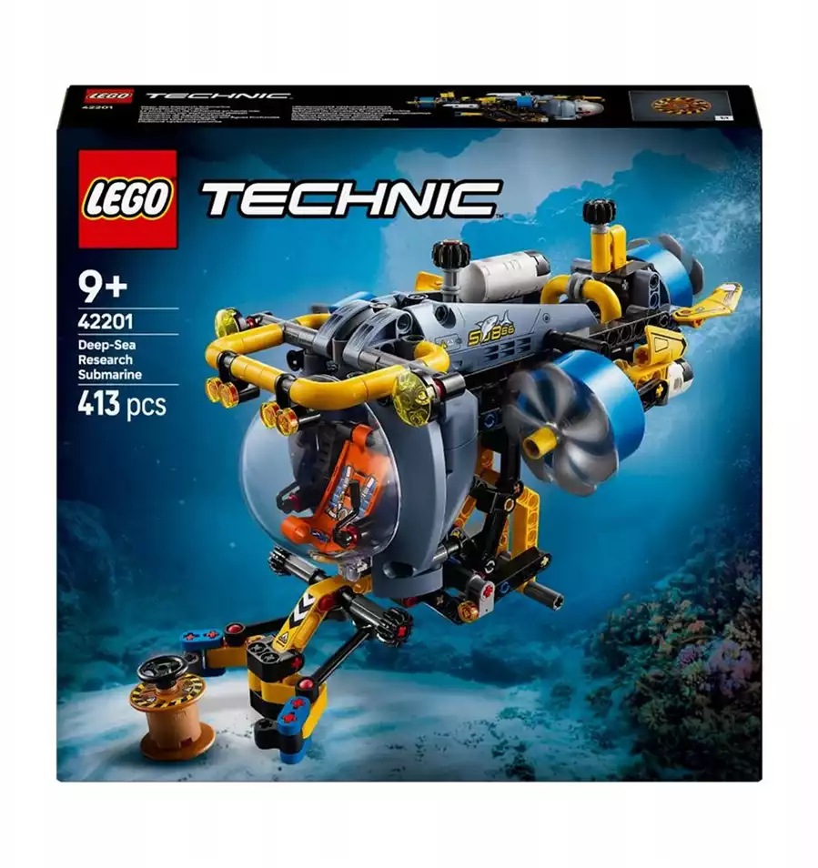 Конструктор Глубоководная исследовательская подводная лодка 42201 Lego Technic 413 дет.