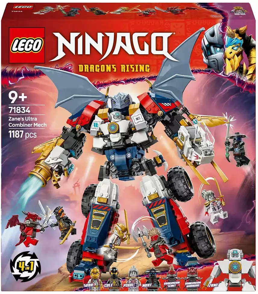Конструктор Ультракомбайн Зейна 71834 Lego Ninjago 1187 дет.