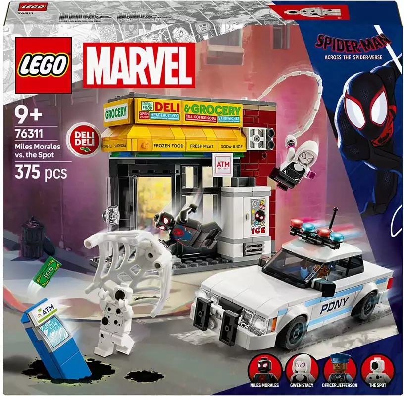 Конструктор Человек-паук: Майлз Моралес против Пятна 76311 Lego Marvel 375 дет.