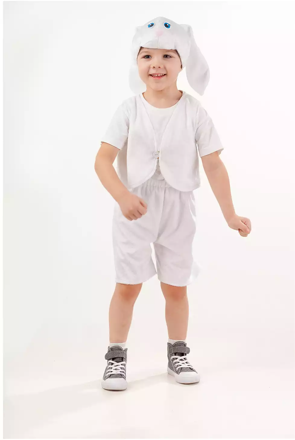 Карнавальный костюм Заяц белый Ваня 4005 к-18