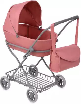 Коляска для куклы 9325 с сумкой