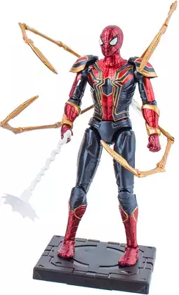 Фигурка сборная Человек-паук Spider Man 18 см KPL1003 с аксессуарами в/к