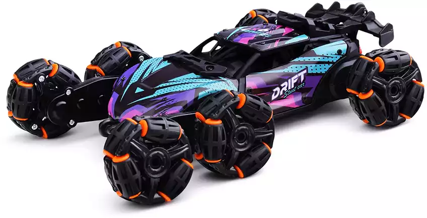 Машина р/у Перевертыш 6 колес с паром +акб WB