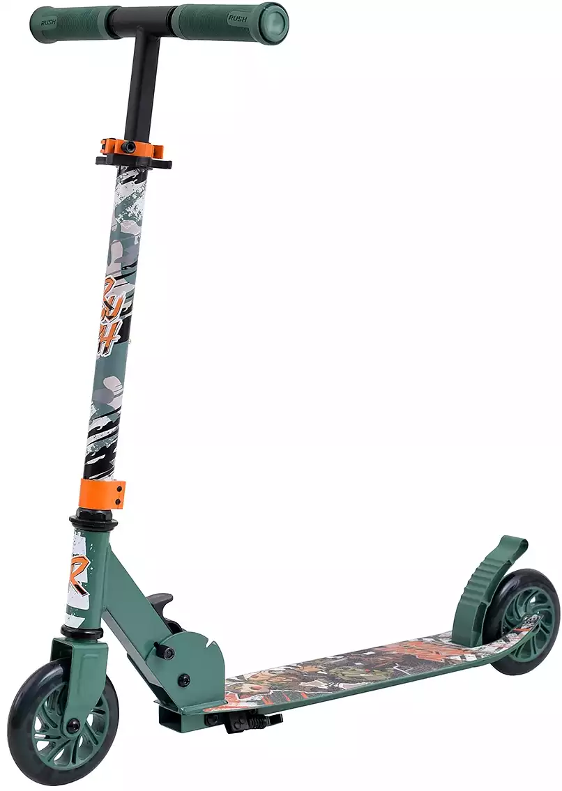 Самокат двухколёсный RUSH ACTION колеса 125 мм