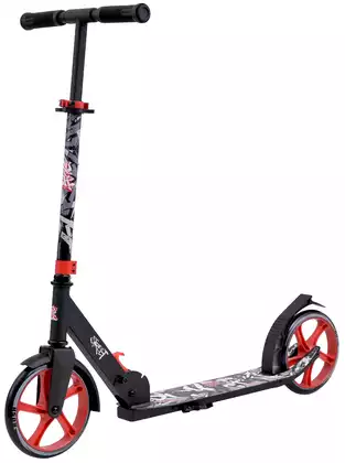 Самокат двухколёсный RUSH ACTION колеса 200 мм