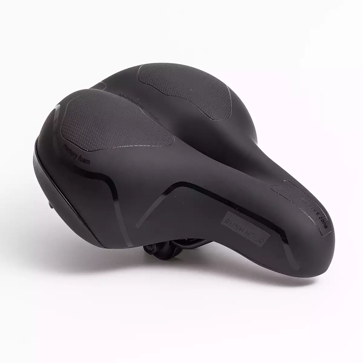 Седло велосипедное MEMORY LUXE LED 260х210 мм