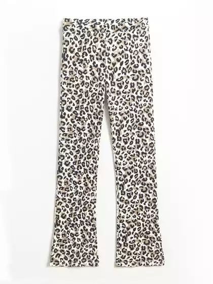 Расклешённые леггинсы в рубчик Vulpes