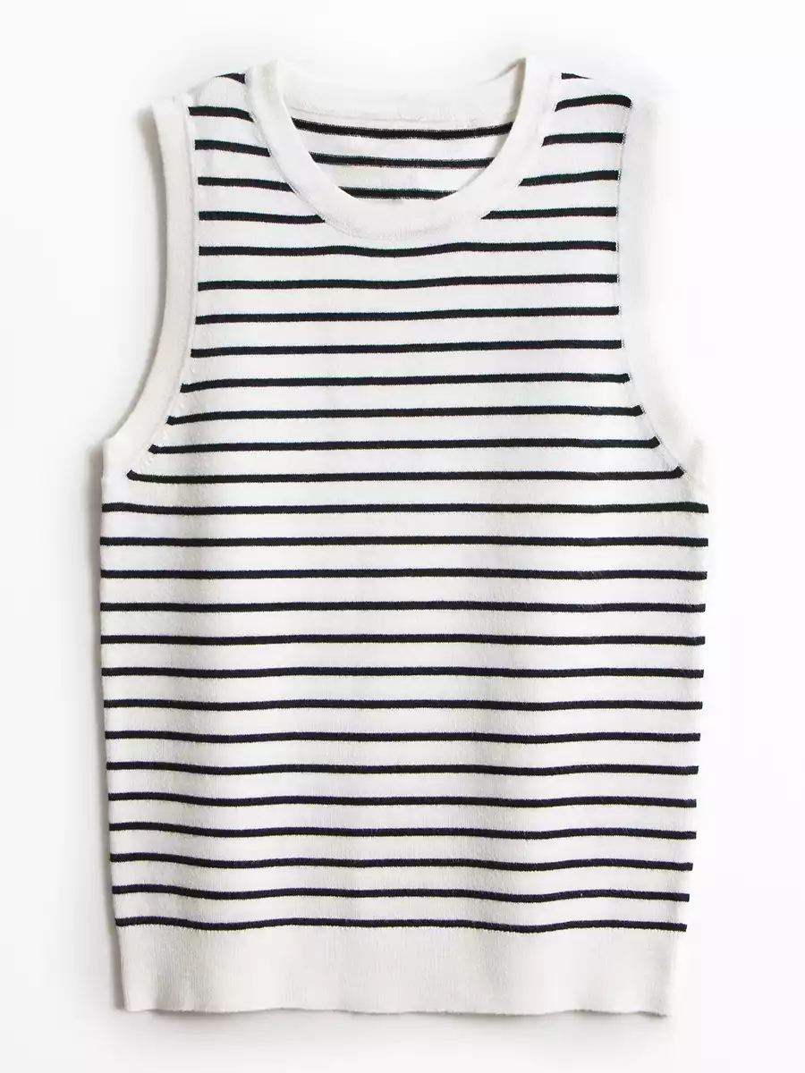 Вязаный топ в полоску KEANU