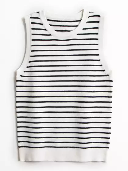 Вязаный топ в полоску KEANU