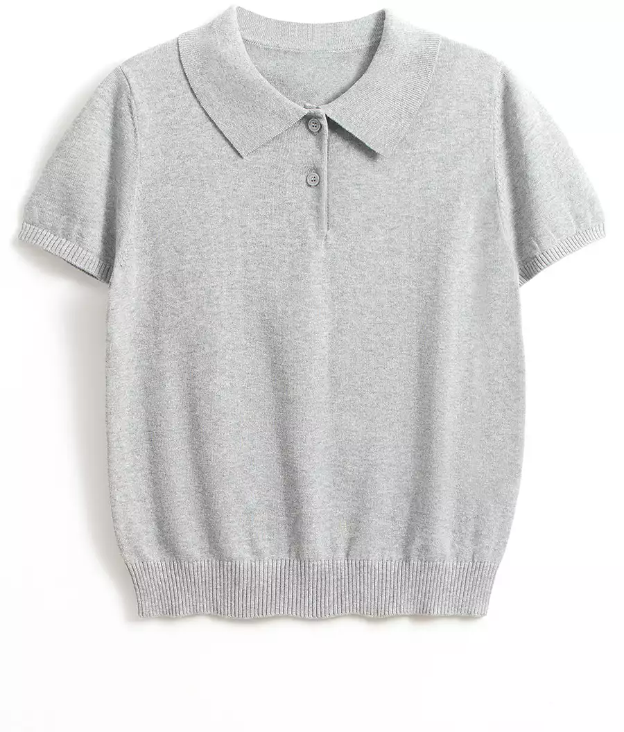 Джемпер с воротником поло KEANU