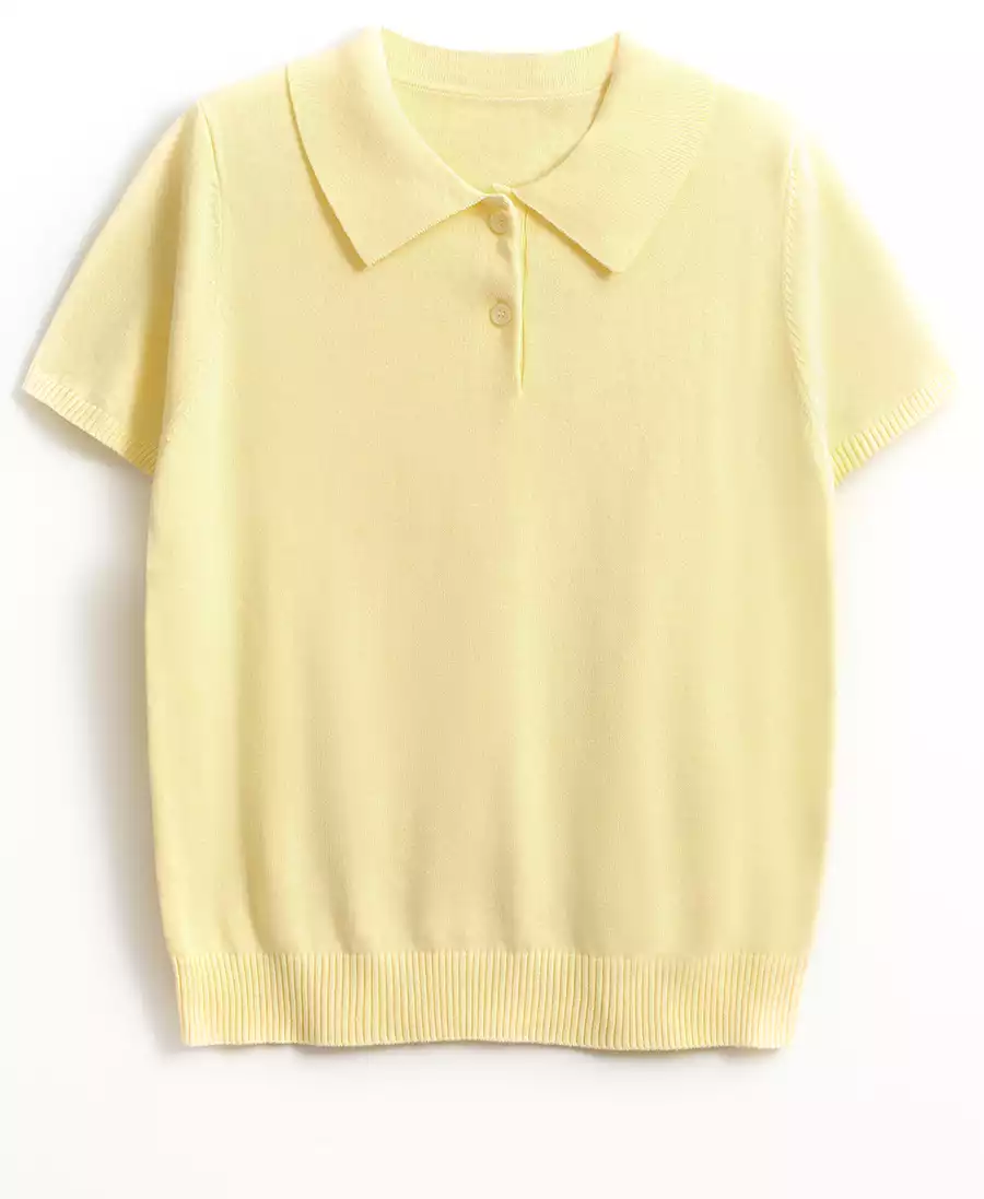 Джемпер с воротником поло KEANU