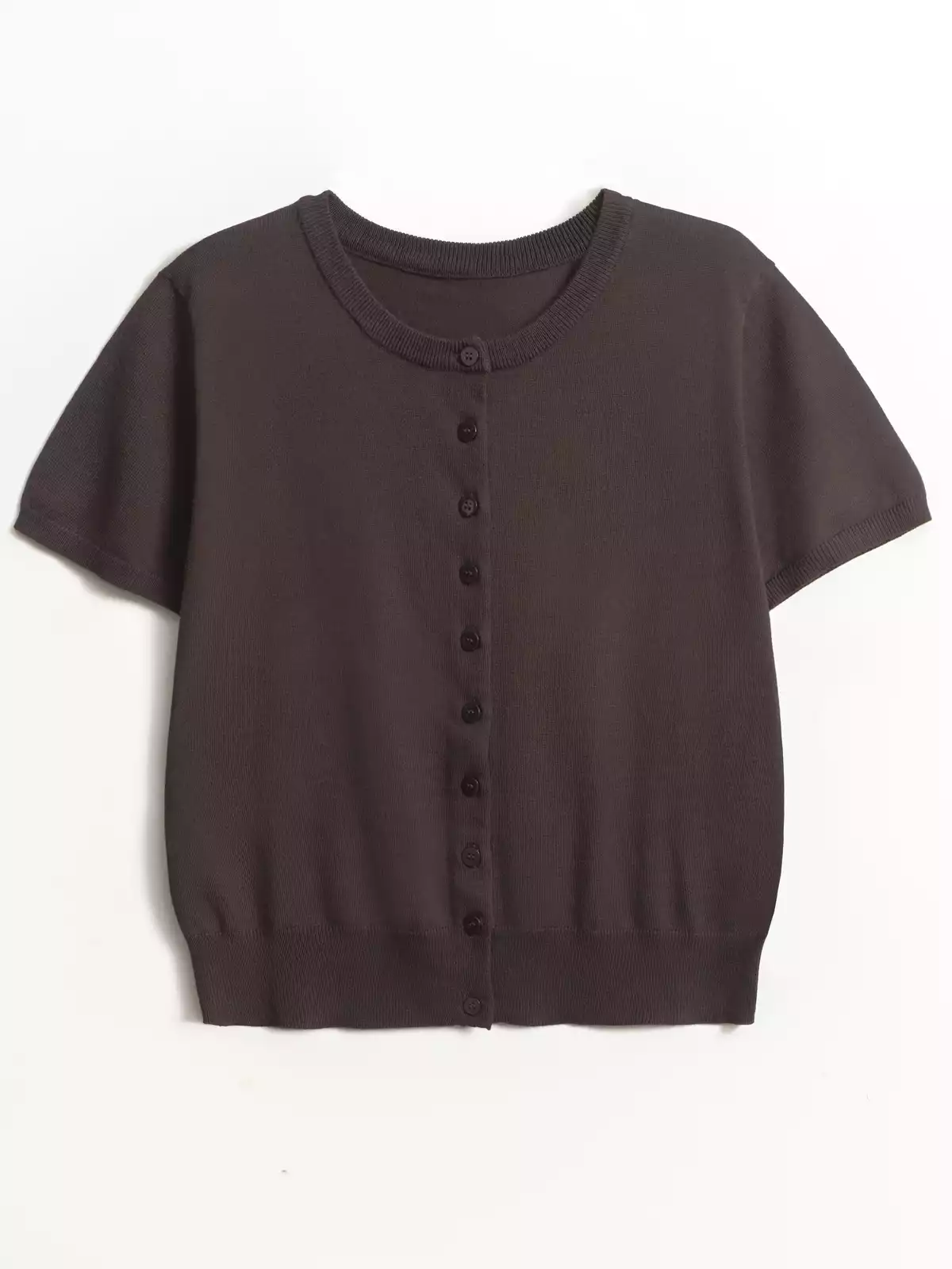 Футболка на пуговицах с коротким рукавом KEANU