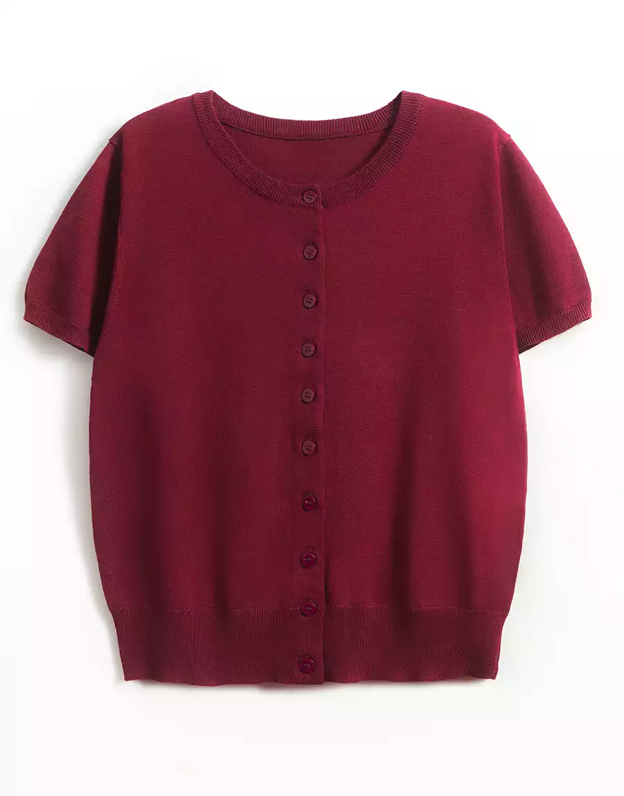 Футболка на пуговицах с коротким рукавом KEANU