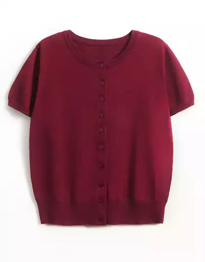 Футболка на пуговицах с коротким рукавом KEANU