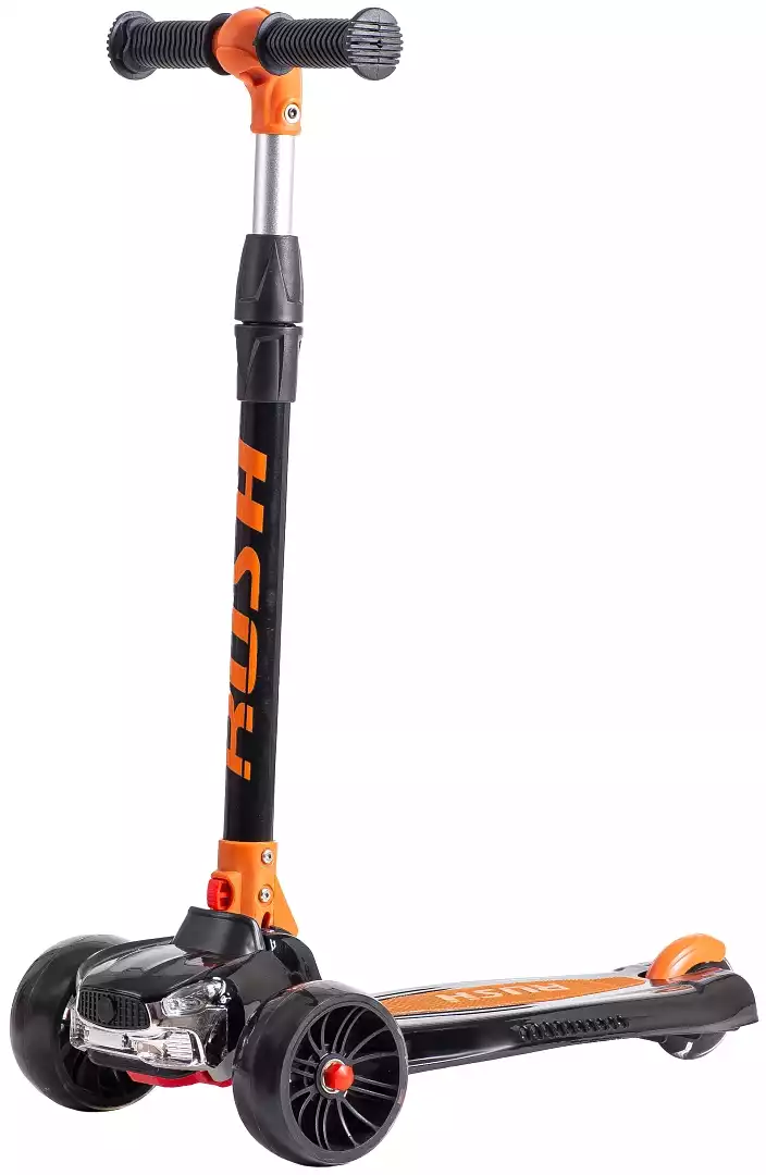 Самокат детский 3-х колесный складной RUSH ACTION