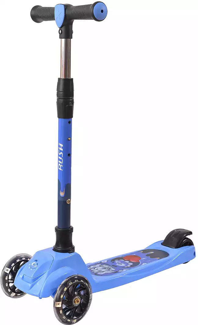 Самокат детский 3-х колесный складной RUSH ACTION