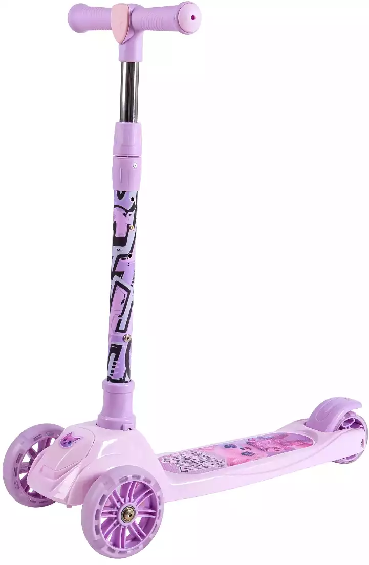 Самокат детский 3-х колесный складной RUSH ACTION