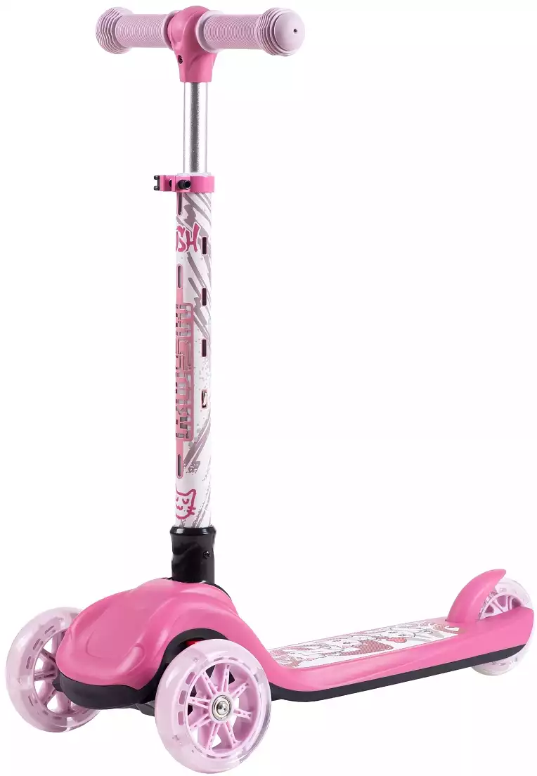 Самокат детский 3-х колесный складной RUSH ACTION