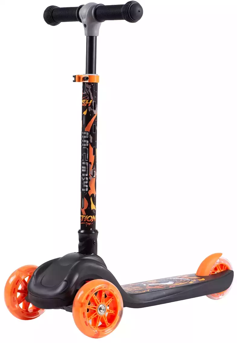 Самокат детский 3-х колесный складной RUSH ACTION