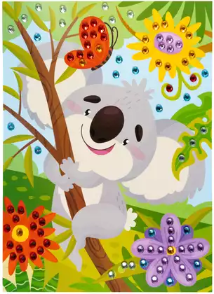 Набор для творчества Рисунок из страз Коала 05925