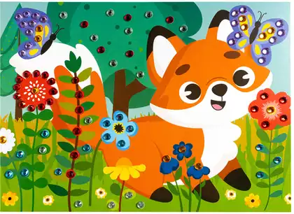 Набор для творчества Рисунок из страз Лисёнок 05924