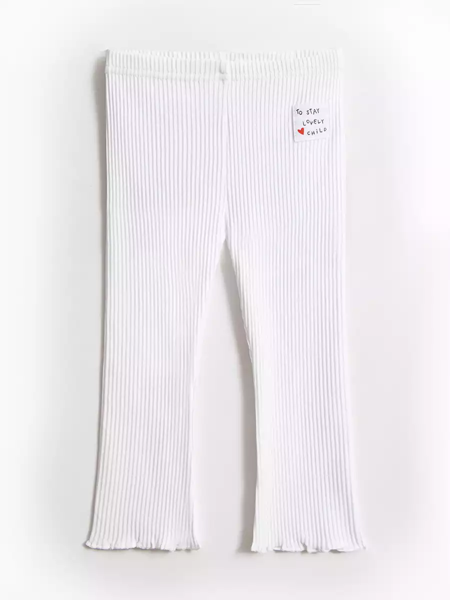 Расклешённые леггинсы в рубчик Vulpes