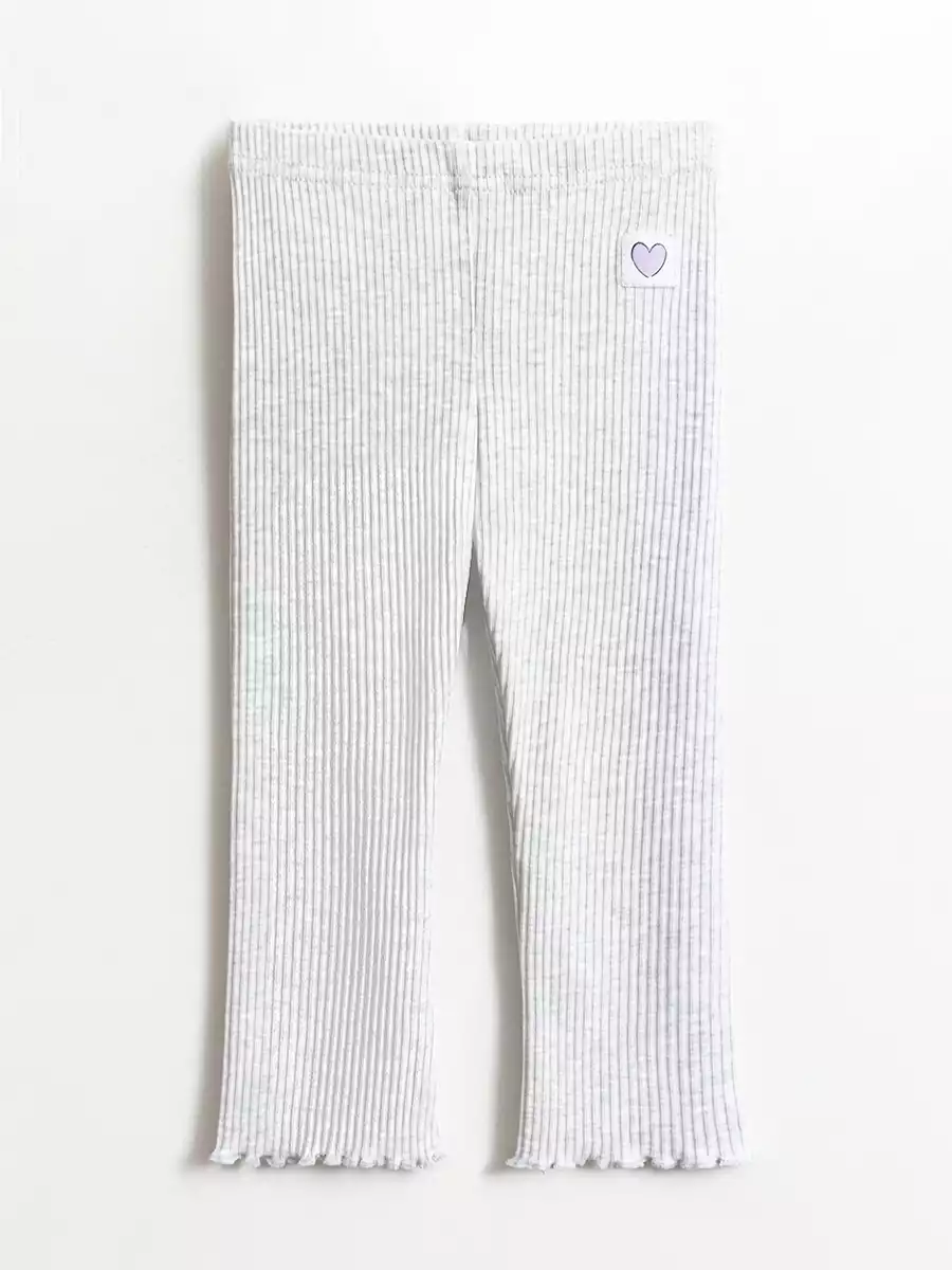 Расклешённые леггинсы в рубчик Vulpes