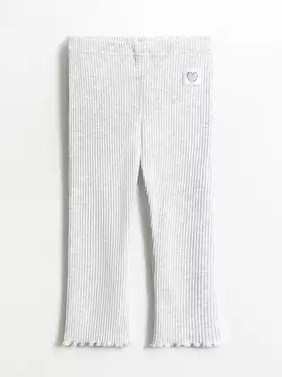 Расклешённые леггинсы в рубчик Vulpes