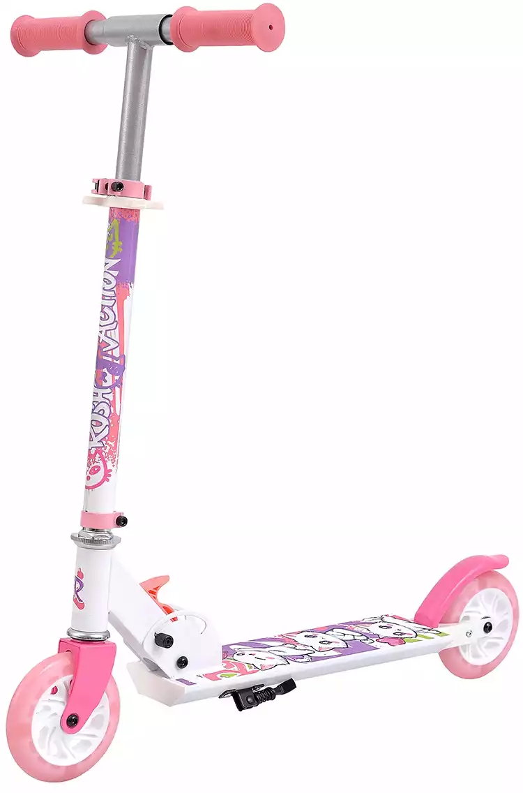 Самокат двухколёсный RUSH ACTION колеса 120 мм