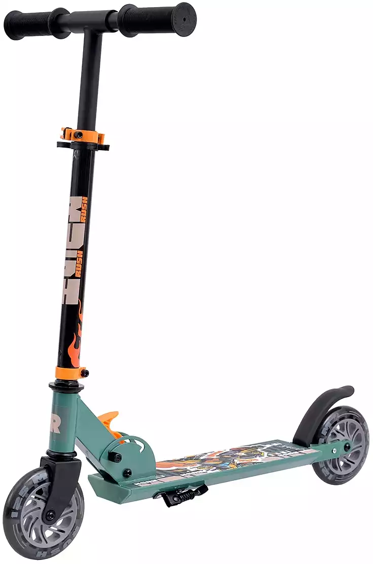 Самокат двухколёсный RUSH ACTION колеса 120 мм