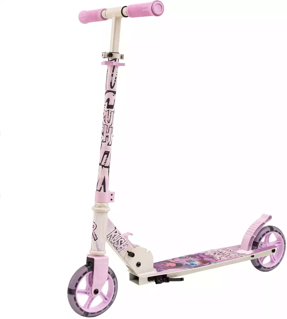 Самокат двухколёсный RUSH ACTION колеса 145 мм