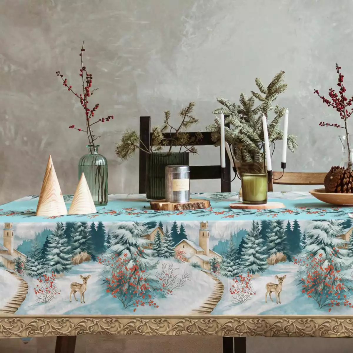 Скатерть 145*220 Vse DOMA, Лес чудес