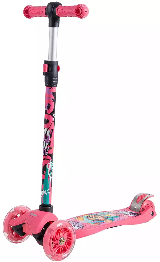 Самокат детский 3-х колёсный RUSH ACTION