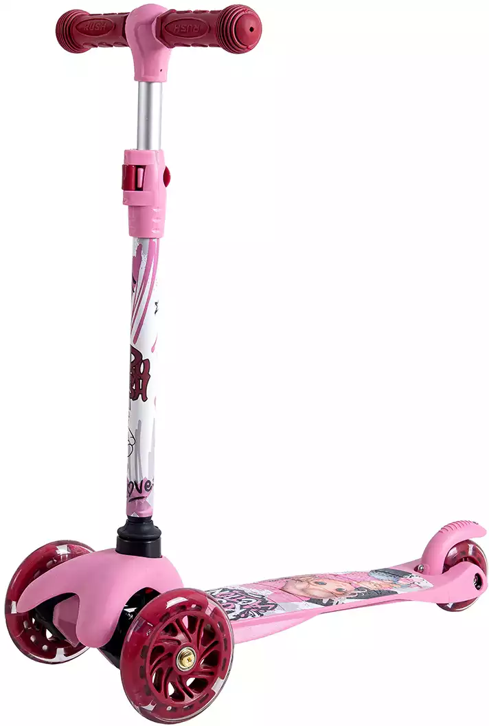 Самокат детский 3-х колёсный RUSH ACTION