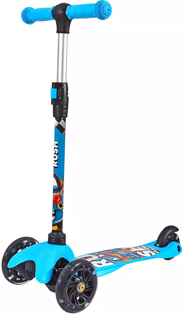 Самокат детский 3-х колёсный RUSH ACTION