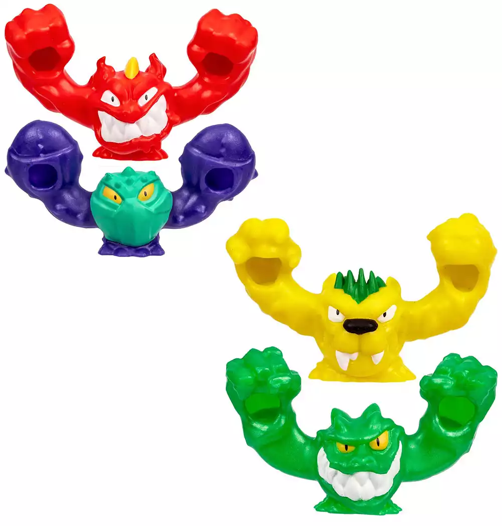 Гуджитсу Игровой набор 2 тянущиеся мини-фигурки Гу-Слингерс в ассортименте GooJitZu 69256