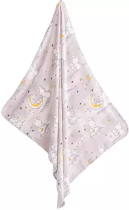 Плед велсофт 100х150см. Лунный зайчик