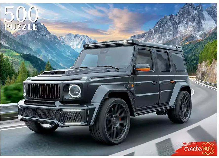 Пазл 500 эл.Большой джип в горах П500-1955 Рыжий Кот