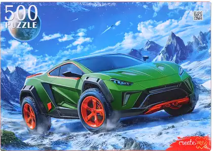 Пазл 500 эл.Гоночная машинка в горах П500-1956 Рыжий Кот