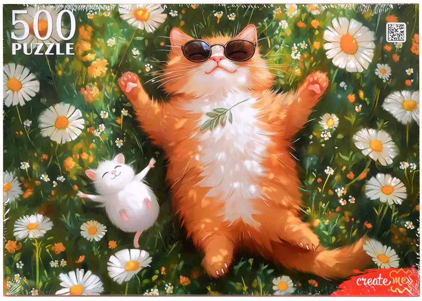 Пазл 500 эл.Счастье в мелочах П500-1961 Рыжий Кот