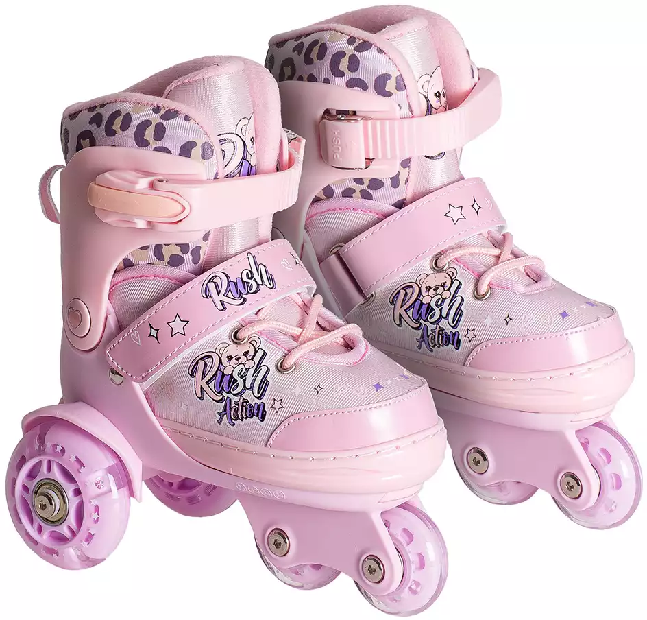 Роликовые коньки детские раздвижные RUSH ACTION