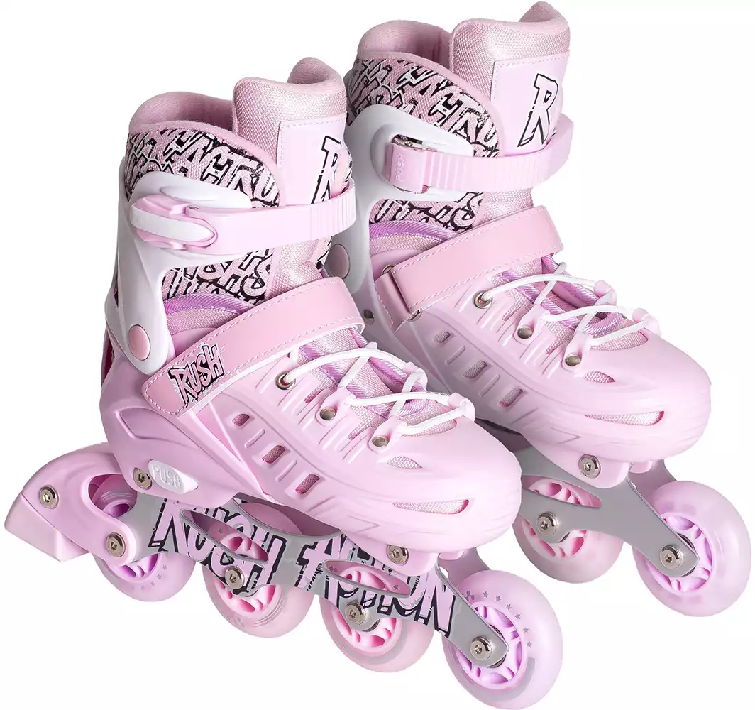 Роликовые коньки детские раздвижные RUSH ACTION