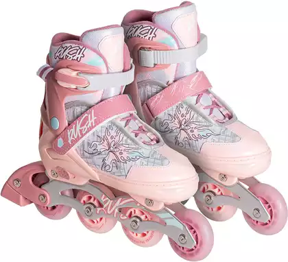 Роликовые коньки детские раздвижные RUSH ACTION