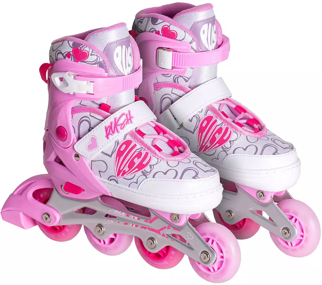 Роликовые коньки детские раздвижные RUSH ACTION