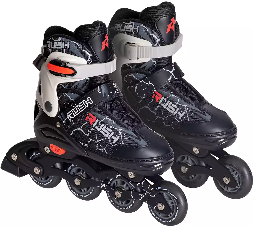 Роликовые коньки детские раздвижные RUSH ACTION
