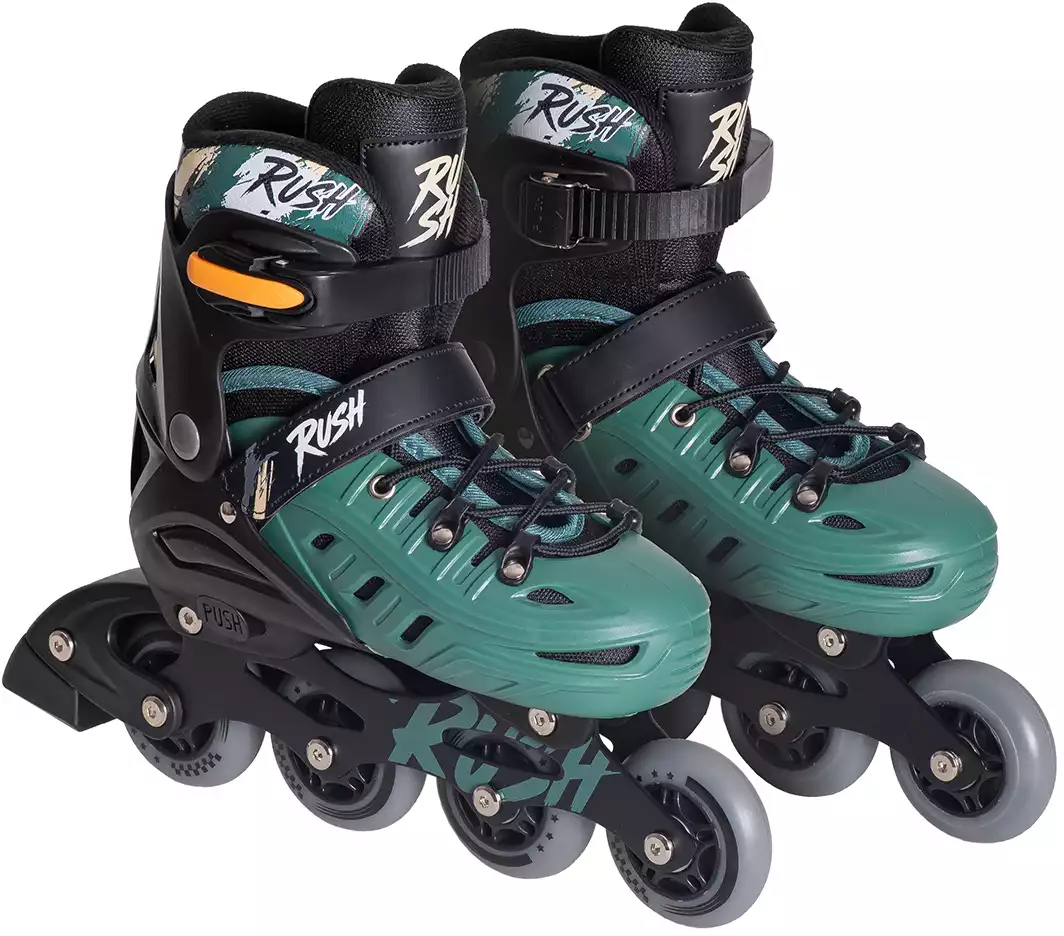 Роликовые коньки детские раздвижные RUSH ACTION