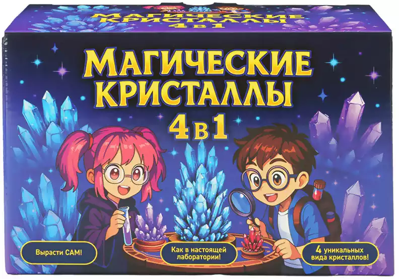 Набор для проведения опытов Магические Кристаллы 009